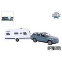 Kids Globe volvo ex90 met caravan 30cm