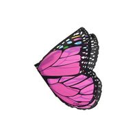 Roze vlinder vleugels voor kids - thumbnail