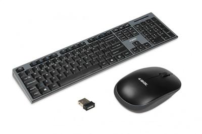 iBox IKMS606W toetsenbord RF Draadloos Engels Zwart