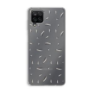 Hipster stripes: Samsung Galaxy A12 Transparant Hoesje