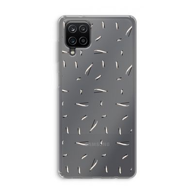 Hipster stripes: Samsung Galaxy A12 Transparant Hoesje