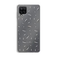Hipster stripes: Samsung Galaxy A12 Transparant Hoesje