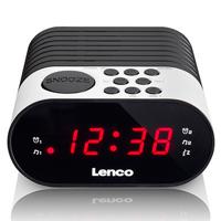 Lenco cr-07 wekkerradio wit