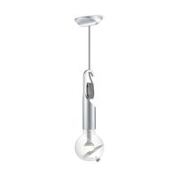 Move Me hanglamp Twist - grijs / Cone 3W - zilver - thumbnail