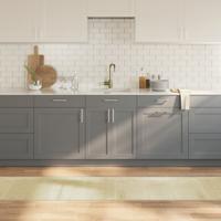 VidaXL Vloerkleed rechthoekig 60x1000 cm bamboe lichtnaturel