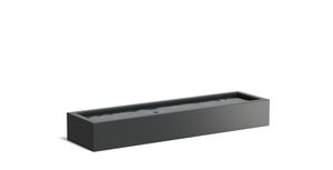 Aluminium vijverbak 300x80x40cm.