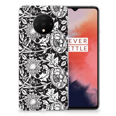 OnePlus 7T | TPU Case | Black Flowers OnePlus 7T | TPU Case | Black Flowers