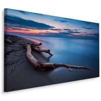 Schilderij -  Natuurlijk zee landschap  , Wanddecoratie , Premium print - thumbnail