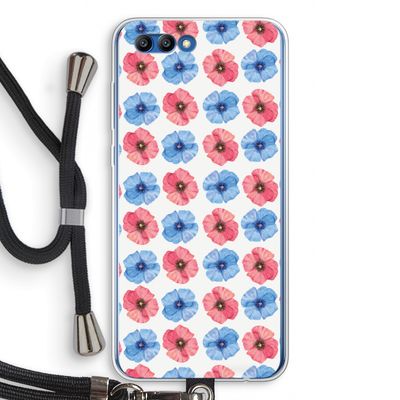 Klaproosjes: Honor 10 Transparant Hoesje met koord