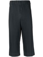 Homme Plissé Issey Miyake short ajusté à plis marqués - Noir
