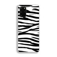 Zebra pattern: Samsung Galaxy S20 Plus Transparant Hoesje