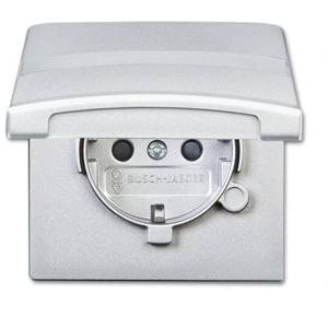 ABB 2CKA002064A0300 Apparaatinzetstuk IP44 Witaluminium (RAL 9006), Aluminium