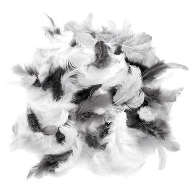 Sierveertjes - dons - decoratie - grijs tinten mix - 10 gram - 50x stuks