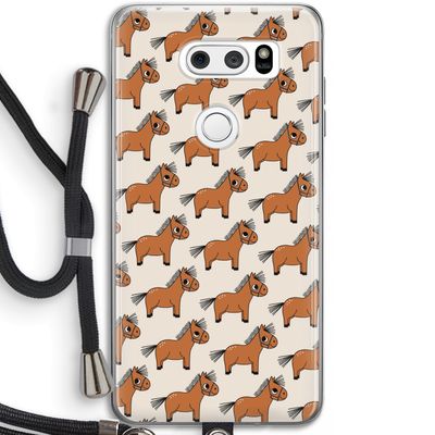 Pony: LG V30 Transparant Hoesje met koord