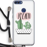 I love cacti: Huawei P Smart (2018) Transparant Hoesje met koord