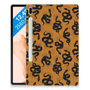 Back Case voor Samsung Galaxy Tab S7FE Snakes