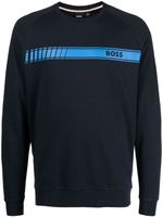 BOSS sweat Authentic à logo imprimé - Bleu - thumbnail