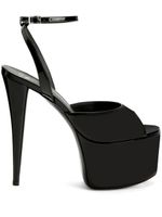 Giuseppe Zanotti sandales GZ Aida 150 mm à plateforme - Noir