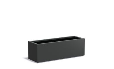 Aluminium plantenbak CARREZ 120x40x40cm.
