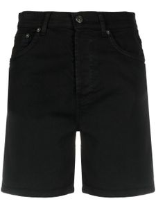 DONDUP short en jean à taille haute - Noir