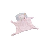 Gamberritos Knuffeldoekje Beer 23 Cm Stippen Roze - thumbnail