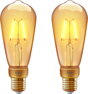 Innr Filament E27 Edison 2-pack - werkt met Philips Hue