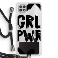 Girl Power #2: Samsung Galaxy A22 4G Transparant Hoesje met koord