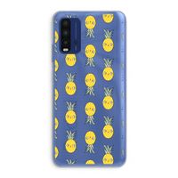 Ananas: Xiaomi Redmi 9T Transparant Hoesje