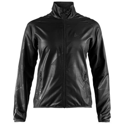 Craft Eaze hardloopjack zwart dames M
