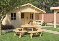 Picknicktafel rond Tuindeco - Tuindeco