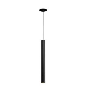 SLV Zwarte pendel hanglamp Helia 4cm 158410