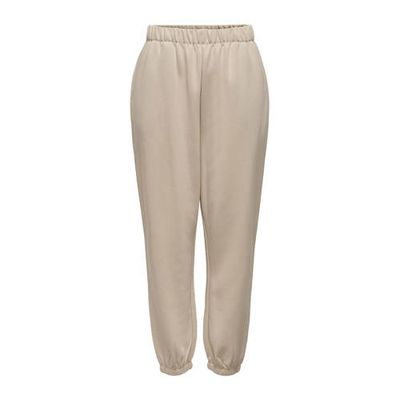 ONLY wide leg broek Feel Life met biologisch katoen zand