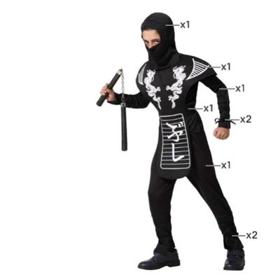 Kostuums voor Kinderen Multicolour Ninja Maat 7-9 Jaar