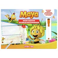 Studio 100 Maya de bij kartonboek - schrijf en wis