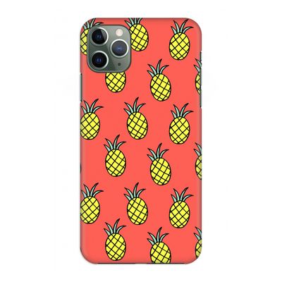Ananas: Volledig geprint iPhone 11 Pro Max Hoesje
