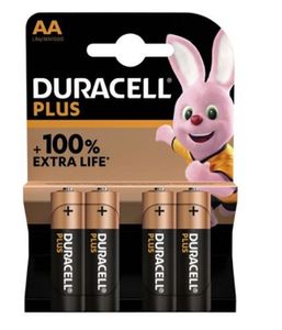 Duracell Plus Power batterij 1.5V LR06 AA (4st)