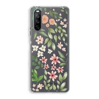 Botanical sweet flower heaven: Sony Xperia 10 III Transparant Hoesje
