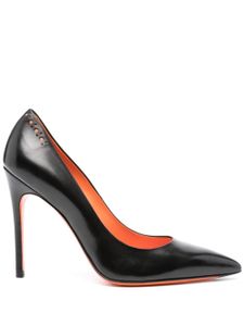 Santoni escarpins en cuir 105 mm - Noir