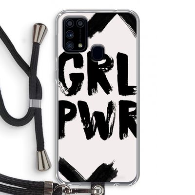 Girl Power #2: Samsung Galaxy M31 Transparant Hoesje met koord