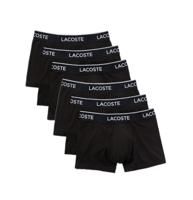 Lacoste Casual Onderbroek 6-Verpakking Zwart - Maat XS - Kleur: Zwart | Soccerfanshop