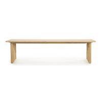 Eleonora Eettafel 'Jake' Eiken, 300 x 100cm, kleur Naturel