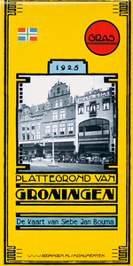 Historische Kaart Plattegrond van Groningen - De kaart van Siebe Jan Bouma 1925 | GRAS