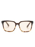 Oliver Peoples lunettes de vue Parcell à monture carrée - Marron