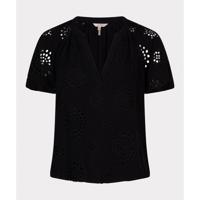 Esqualo - Zwart | Dames | Blouse | Zwart | 38 | regular | Kamst mode Esqualo - Zwart | Dames | Blouse | Zwart | 38 | regular | Kamst mode