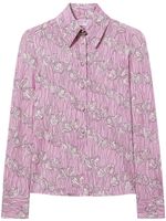 PUCCI chemise satiné à imprimé Fiori Di Loto - Rose