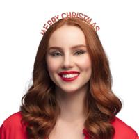 Metalen diadeem &apos;Merry Christmas&apos;