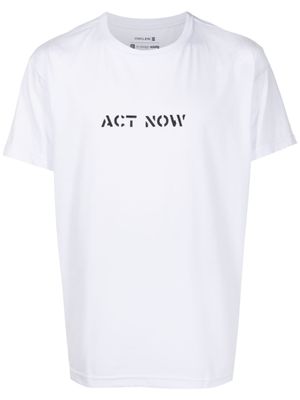 Osklen t-shirt en coton à imprimé graphique - Blanc