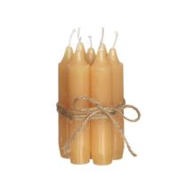 Diner kaarsen set 7 stuks H. 11 cm honing - Hortus