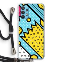 Pop Art #1: Samsung Galaxy A32 4G Transparant Hoesje met koord