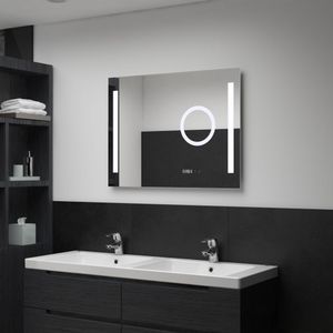 VidaXL Badkamerspiegel led met aanraaksensor 80x60 cm